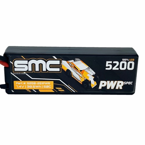PWR - 7.4V-5200mAh-50C spec pack